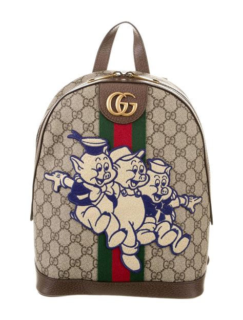 gucci 3 little pig backpack|Gucci flying pig sweater.